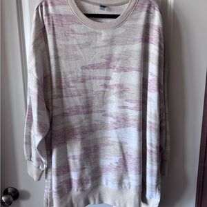 Old Navy Cream and Pink Sweatshirt